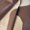 Largeur 1.43M Artificial Leather Fabric, cuir simple tissé de changement de couleur