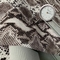 L'ODM chausse des accessoires de décoration, Microfiber Tiger Woven Leather Fabric